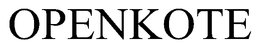OPENKOTE - official mark drawing from the USPTO record
