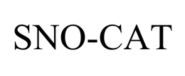 SNO-CAT - official mark drawing from the USPTO record
