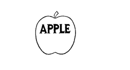 APPLE - official mark drawing from the USPTO record