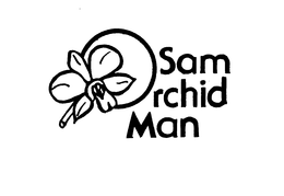 SAM ORCHID MAN - official mark drawing from the USPTO record