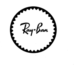 RAY.BAN - official mark drawing from the USPTO record
