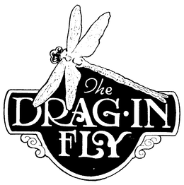THE DRAG-IN FLY - official mark drawing from the USPTO record