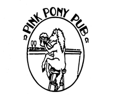PINK PONY PUB - official mark drawing from the USPTO record