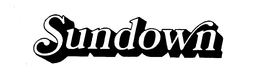 SUNDOWN - official mark drawing from the USPTO record