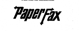 PAPERFAX - official mark drawing from the USPTO record