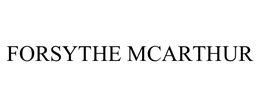 FORSYTHE MCARTHUR - official mark drawing from the USPTO record
