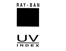 RAY - BAN UV INDEX - official mark drawing from the USPTO record