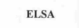 ELSA - official mark drawing from the USPTO record