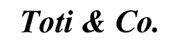 TOTI & CO. - official mark drawing from the USPTO record