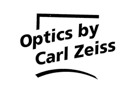 OPTICS BY CARL ZEISS - official mark drawing from the USPTO record