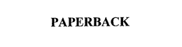 PAPERBACK - official mark drawing from the USPTO record
