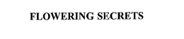 FLOWERING SECRETS - official mark drawing from the USPTO record