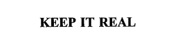 KEEP IT REAL - official mark drawing from the USPTO record
