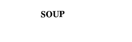 SOUP - official mark drawing from the USPTO record