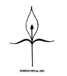 PURPLE PETAL IND. - official mark drawing from the USPTO record