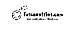 FARCOUNTRIES.COM THE WHOLE PLANET. WHOLESALE. - official mark drawing from the USPTO record
