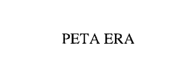 PETA ERA - official mark drawing from the USPTO record