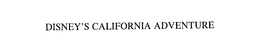 DISNEY'S CALIFORNIA ADVENTURE - official mark drawing from the USPTO record