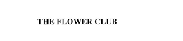 THE FLOWER CLUB - official mark drawing from the USPTO record