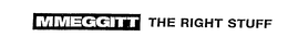 MMEGGITT THE RIGHT STUFF - official mark drawing from the USPTO record
