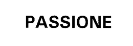 PASSIONE - official mark drawing from the USPTO record