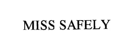 MISS SAFELY - official mark drawing from the USPTO record