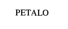 PETALO - official mark drawing from the USPTO record
