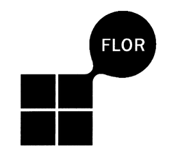 FLOR - official mark drawing from the USPTO record