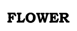 FLOWER - official mark drawing from the USPTO record
