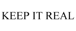 KEEP IT REAL - official mark drawing from the USPTO record