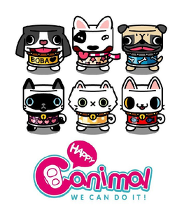 HAPPY CANIMAL WE CAN DO IT! - official mark drawing from the USPTO record