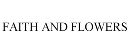 FAITH AND FLOWERS - official mark drawing from the USPTO record