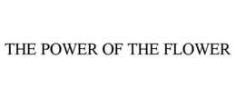 THE POWER OF THE FLOWER - official mark drawing from the USPTO record