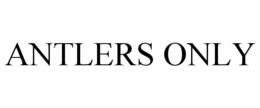 ANTLERS ONLY - official mark drawing from the USPTO record