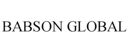 BABSON GLOBAL - official mark drawing from the USPTO record