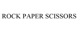 ROCK PAPER SCISSORS - official mark drawing from the USPTO record