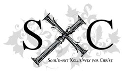 SXC SOUL'D-OUT XCLUSIVELY FOR CHRIST - official mark drawing from the USPTO record