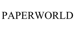 PAPERWORLD - official mark drawing from the USPTO record