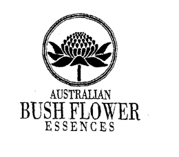 AUSTRALIAN BUSH FLOWER ESSENCES - official mark drawing from the USPTO record
