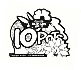 POHLMANS BLOOMIN VALUE THE PAK WITH 10 POTS OF FLOWERING COLOUR 10 POTS - official mark drawing from the USPTO record