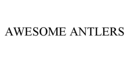 AWESOME ANTLERS - official mark drawing from the USPTO record