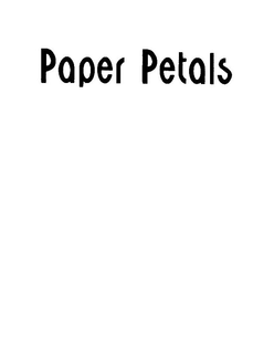 PAPER PETALS - official mark drawing from the USPTO record