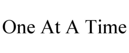 ONE AT A TIME - official mark drawing from the USPTO record