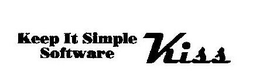 KEEP IT SIMPLE SOFTWARE KISS - official mark drawing from the USPTO record