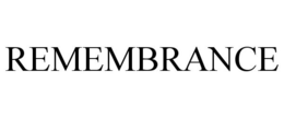 REMEMBRANCE - official mark drawing from the USPTO record