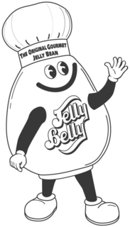 THE ORIGINAL GOURMET JELLY BEAN JELLY BELLY - official mark drawing from the USPTO record