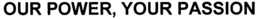 OUR POWER, YOUR PASSION - official mark drawing from the USPTO record