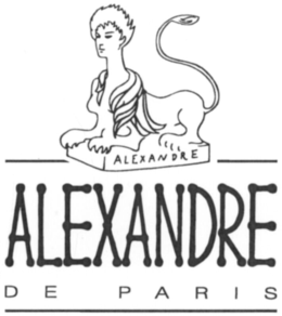 ALEXANDRE DE PARIS - official mark drawing from the USPTO record