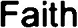 FAITH - official mark drawing from the USPTO record