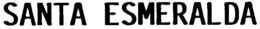SANTA ESMERALDA - official mark drawing from the USPTO record